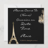 Invitations d'anniversaire de thème de motif de (Dos)