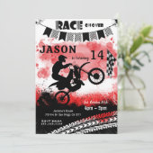 Invitations d'anniversaire de vélo (Debout devant)