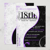 Invitations d'anniversaire de Ying Yang (Devant / Derrière)