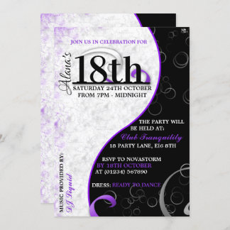 Invitations d'anniversaire de Ying Yang