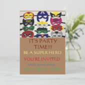 invitations d'anniversaire d'enfants ensemble (Debout devant)