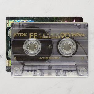 Invitations d'anniversaire des années 80