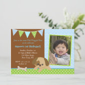 Invitations d'anniversaire des marionnettes (Debout devant)