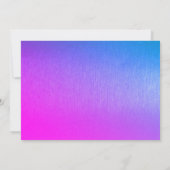 Invitations d'anniversaire d'été tropicales (Dos)