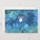 Invitations d'anniversaire d'Halloween (Dos)