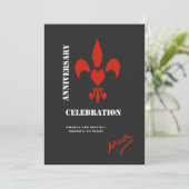 Invitations d'anniversaire d'intrigue amoureuse de (Debout devant)