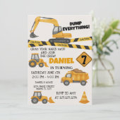 Invitations d'anniversaire do-it-yourself construc (Debout devant)