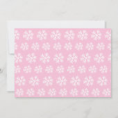 Invitations d'anniversaire d'ONEderland d'hiver de (Dos)