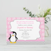 Invitations d'anniversaire d'ONEderland d'hiver de (Debout devant)