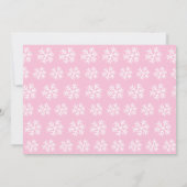 Invitations d'anniversaire d'ONEderland d'hiver de (Dos)
