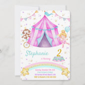 Invitations d'anniversaire du Carnaval (Devant)