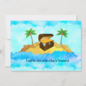 Invitations d'anniversaire du pirate (Dos)