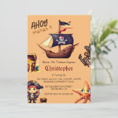 Invitations d'anniversaire du pirate (Debout devant)