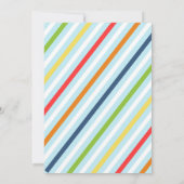 Invitations d'anniversaire du train (Dos)