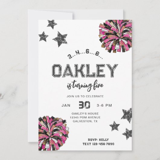 Invitations d'anniversaire | Fête de la joie (Devant)