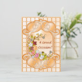 Invitations d'anniversaire florales Annonces (Debout devant)