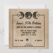 Invitations d'anniversaire guitaristes Roses et cr (Devant)