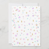 Invitations d'anniversaire Mermaid (Dos)