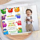 Invitations d'anniversaire Monster, photo Monster