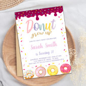 Invitations d'anniversaire Pastil Color Donut