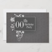 invitations d'anniversaire personnalisables (Devant)