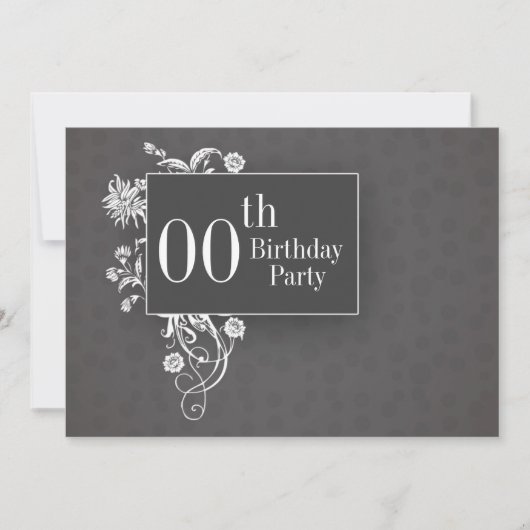 invitations d'anniversaire personnalisables (Devant)
