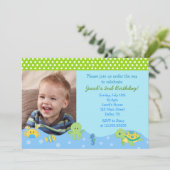 Invitations d'anniversaire personnalisées des Sea (Debout devant)