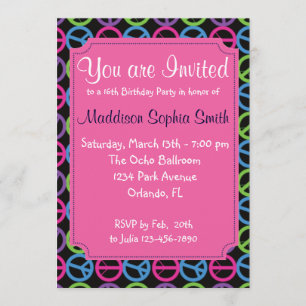 Invitations d'anniversaire personnalisés