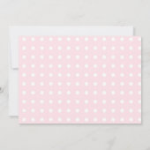 Invitations d'anniversaire Pink & Gold | Rubans et (Dos)