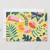 Invitations d'anniversaire pour jeunes, sauvages e (Dos)