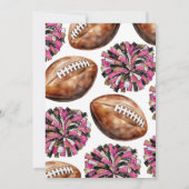 Invitations d'anniversaire pour le football en com (Dos)