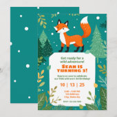 Invitations d'anniversaire pour les enfants (Devant / Derrière)