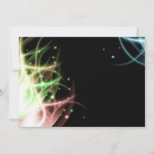 Invitations d'anniversaire pour les fêtes d'or (Dos)