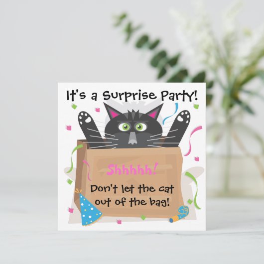 Invitations d'anniversaire surprises (Debout devant)