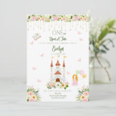 Invitations d'anniversaire - Thème de princesse (Debout devant)