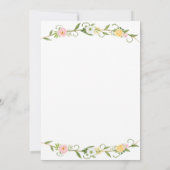 Invitations d'anniversaire - Thème de princesse (Dos)