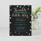 Invitations d'anniversaire Twinkle Twinkle Little  (Debout devant)