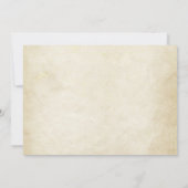 invitations d'anniversaire vintage démodées (Dos)