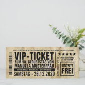 Invitations d'anniversaire (« VIP ») (Debout devant)