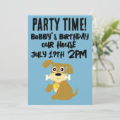 INVITATIONS D'ANNIVERSAIRES DE ENFANTS DU SCRIPT D (Debout devant)
