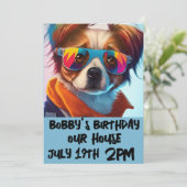 INVITATIONS D'ANNIVERSAIRES DE ENFANTS FUNY DE CHI (Debout devant)