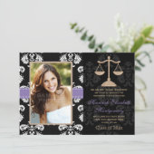 Invitations d'annonces d'obtention du diplôme (Debout devant)