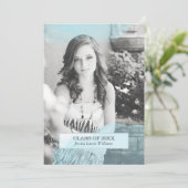 Invitations d'aquarelle bleue (Debout devant)