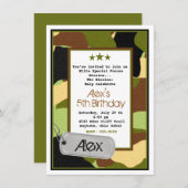 Invitations d'armée, MilitaryInvitations, (Devant / Derrière)