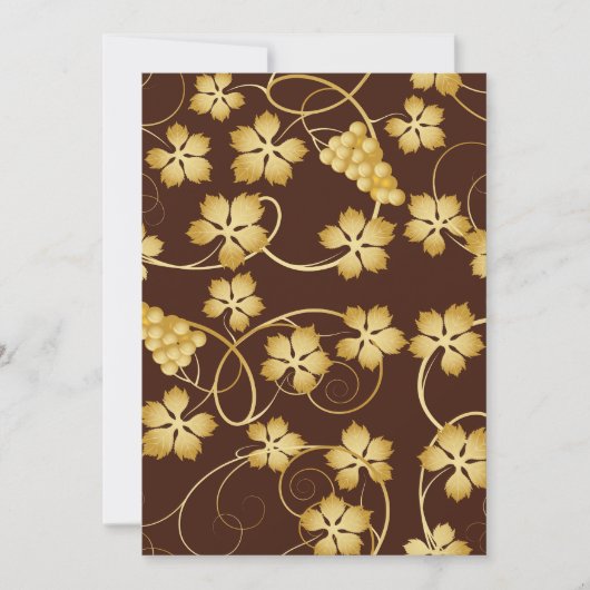 Invitations d'Arrière - plans Grapevine (Devant)