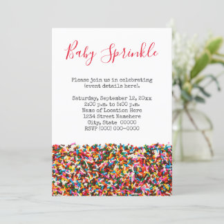 Invitations d'arrosage de bébé
