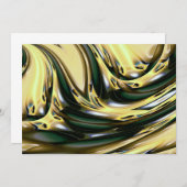 Invitations d'art Abstrait asiatique (Devant / Derrière)