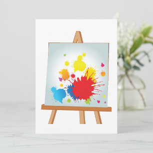 Invitations d'art de l'acier