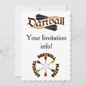 Invitations Dartball (Devant)
