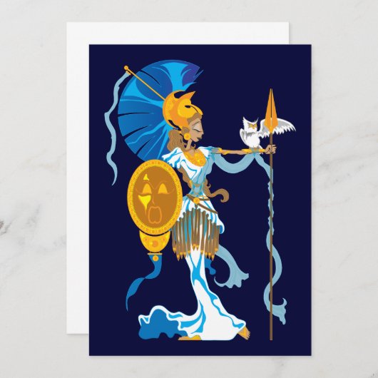 Invitations d'Athéna (Devant / Derrière)